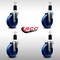 Service Caster 5'' SS Solid Poly Wheel Swivel 1-1/2'' Expanding Stem Caster Set, 4PK SCC-SSEX20S514-SPUS-112-4 - alternate 4